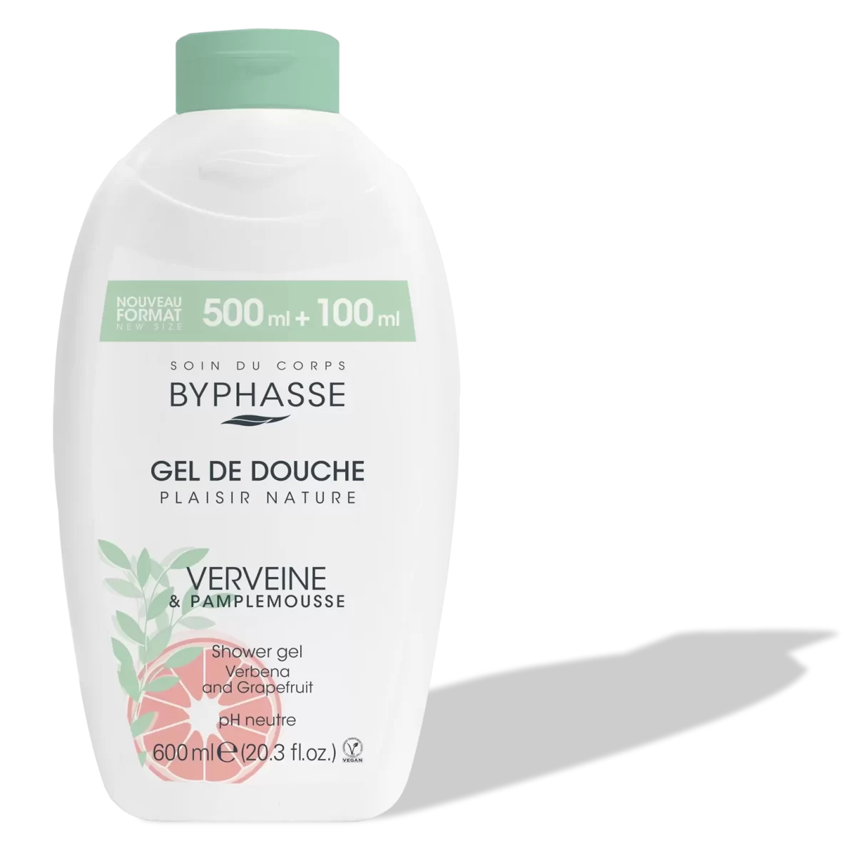 Gel de douche - Verveine et pamplemousse - 600 ml