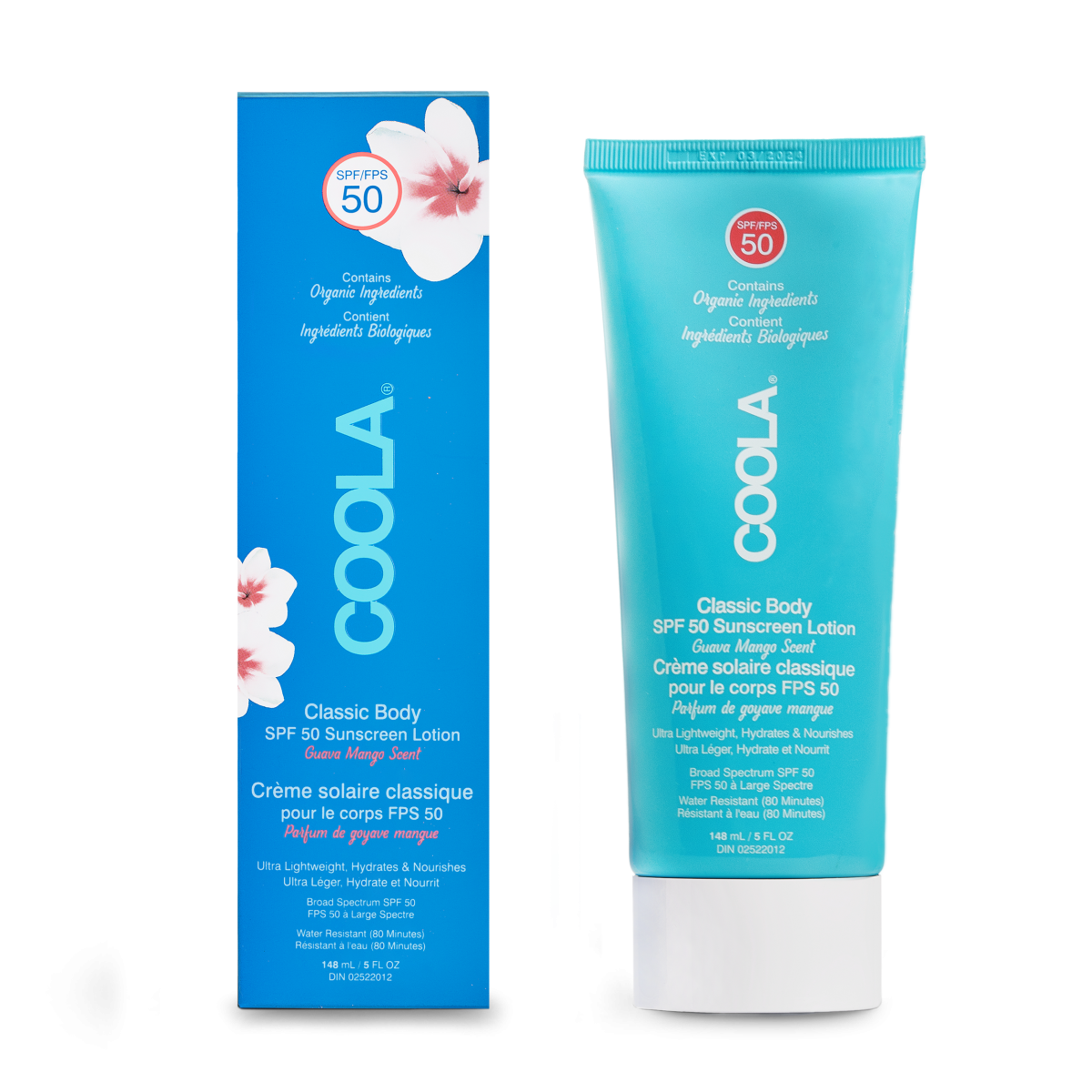 Classique - Lotion Goyave et mangue - Corps FPS 50 - 148 ml