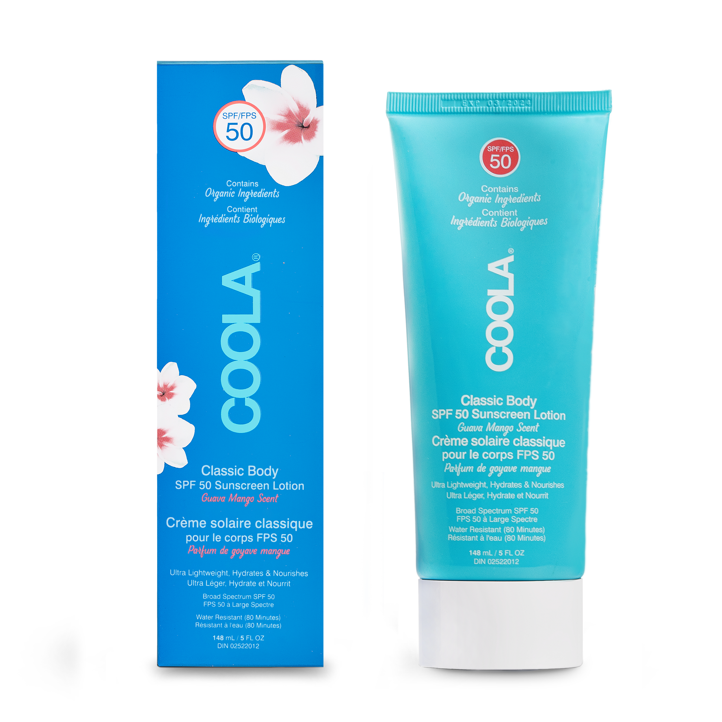 Classique - Lotion Goyave et mangue - Corps FPS 50 - 148 ml