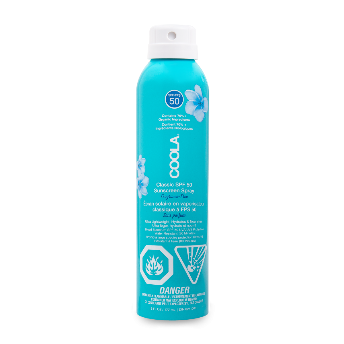 Classique - Vaporisateur sans parfum - Corps FPS 50 - 177 ml