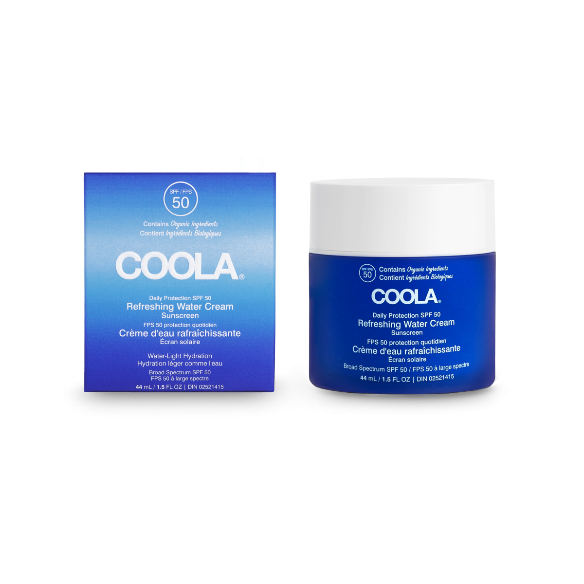 Spectre complet 360º - Crème d'eau solaire rafraîchissante - Visage SPF 50 - 44 ml