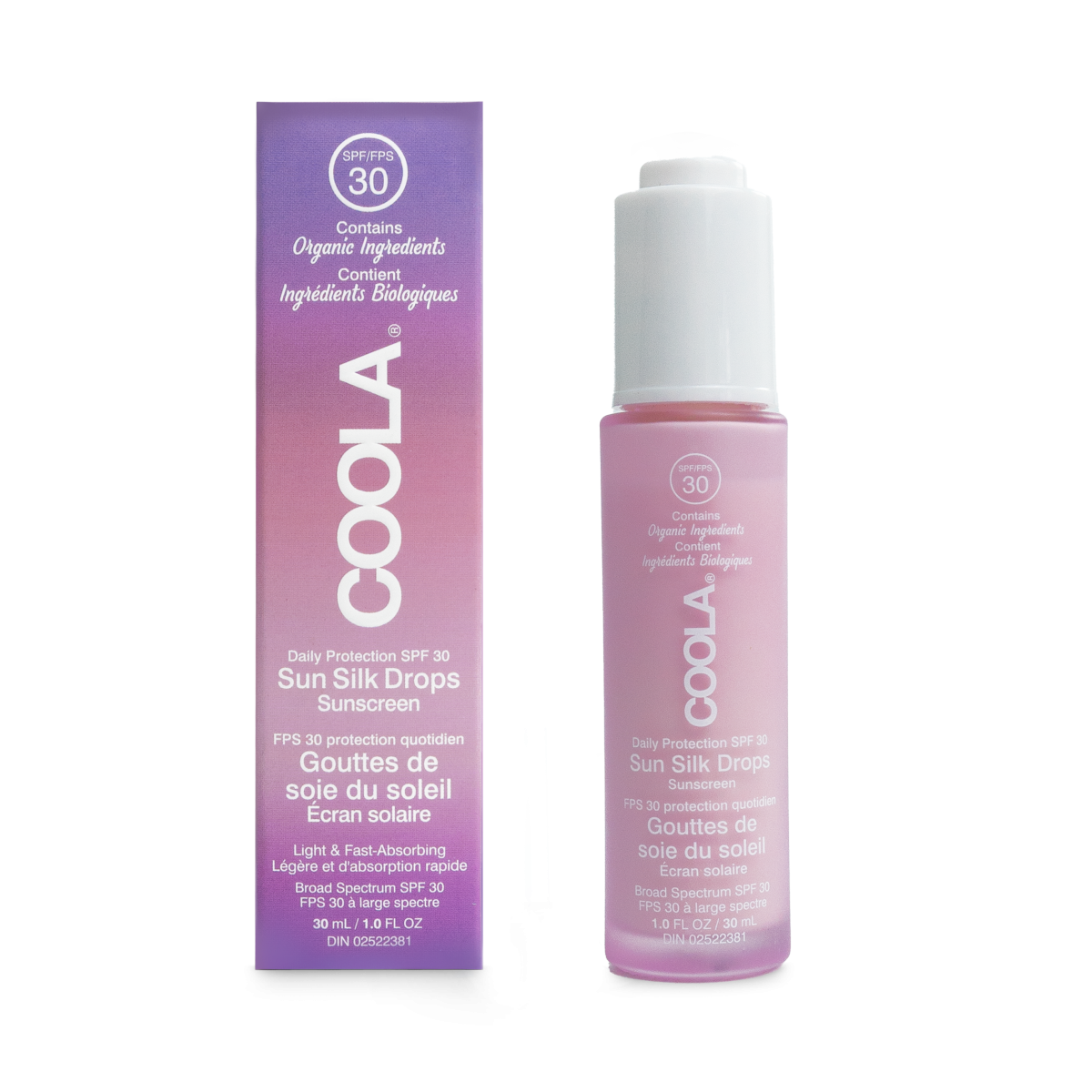 Spectre complet 360º - Gouttes de soie du soleil - Visage FPS 30 - 30 ml