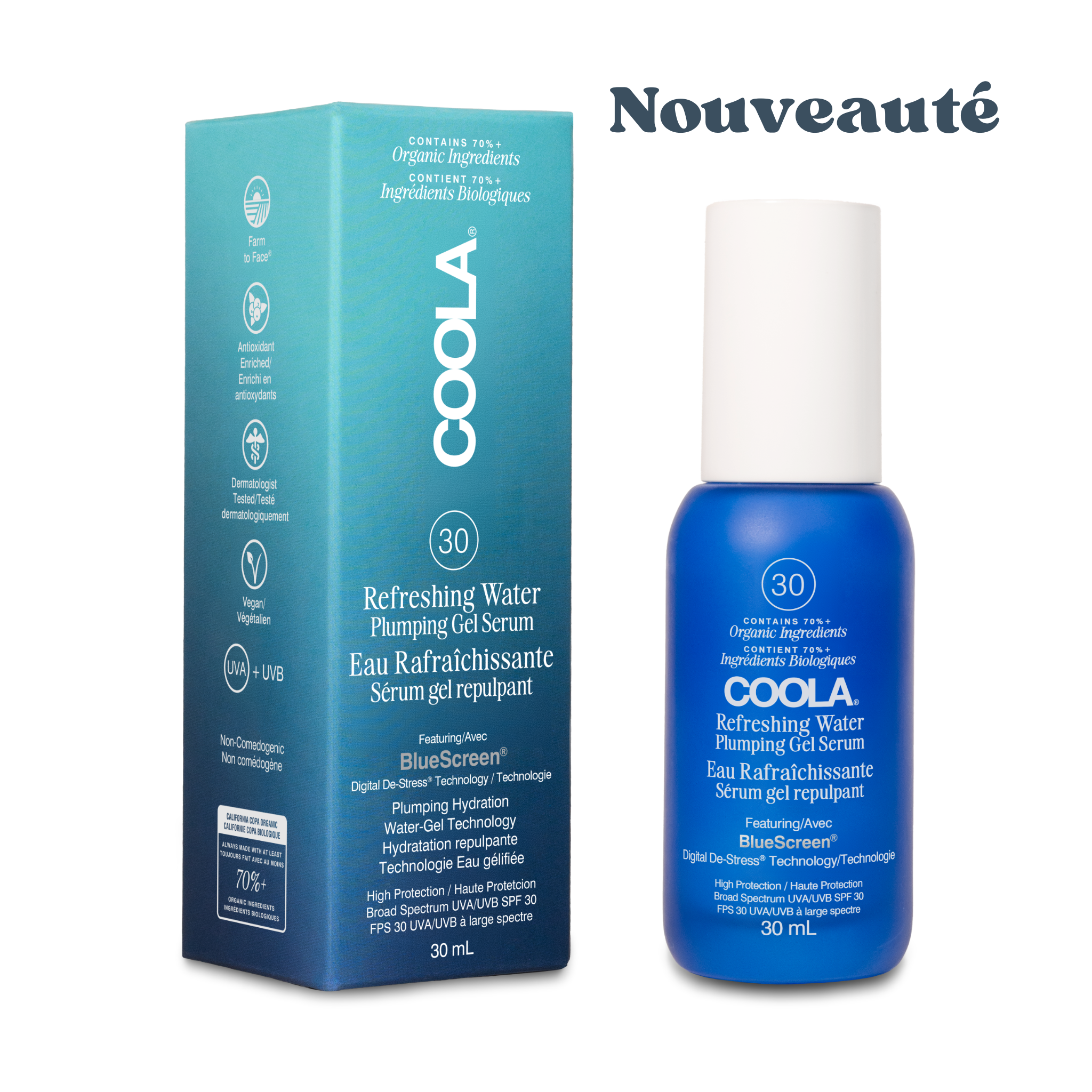 Spectre complet 360° - Serum gel repulpant d'eau rafraichissante