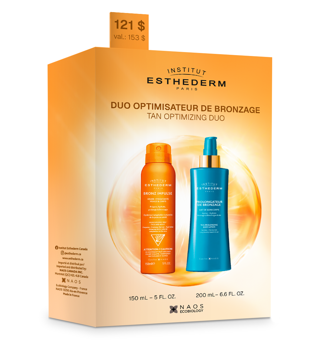 Duo optimisateur de bronzage